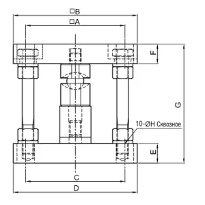 Установочный комплект для тензодатчиков CAS-BSA-TWE