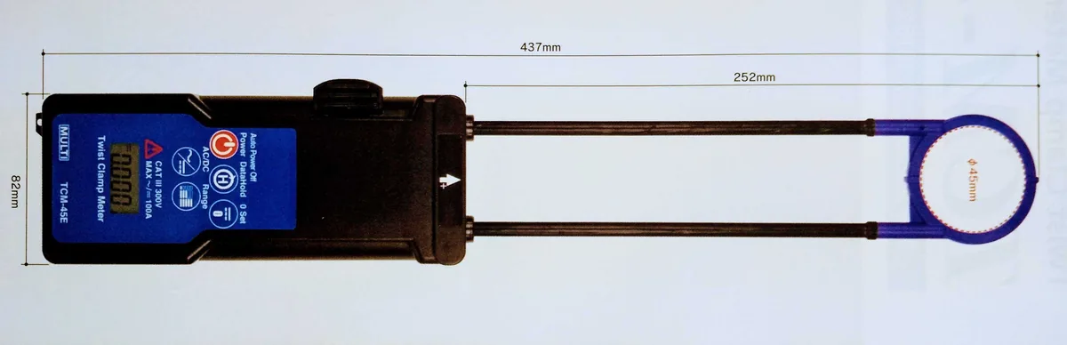 Клещи электроизмерительные MULTI TCM-45E