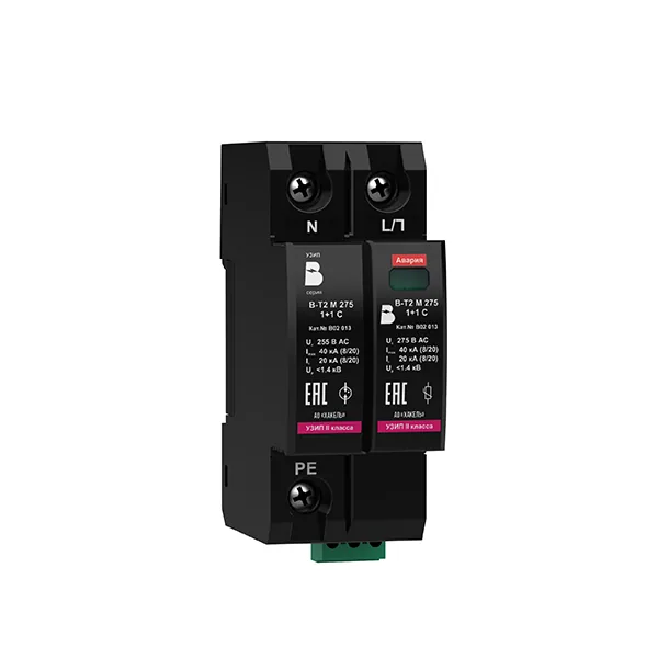 Устройство защиты двухполюсное Хакель В-Т2 М 275/1+1 С